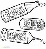 Drawing On Say No To Drugs sketch template