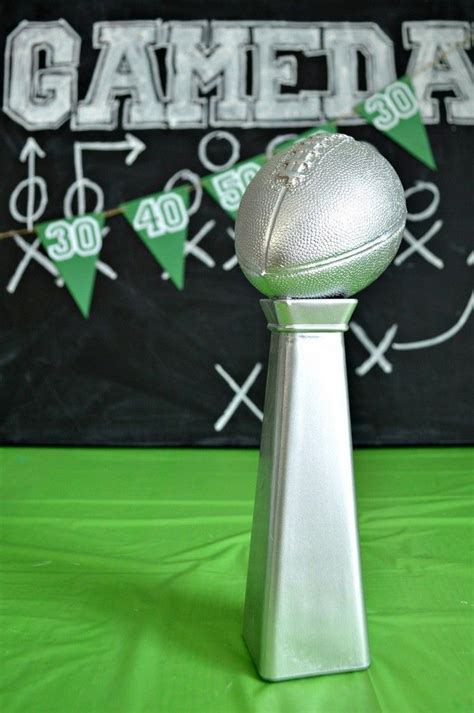 $2 LOMBARDI TROPHY DIY Party Mad in Crafts | Fantasy football trophy, Fantasy football gifts ...