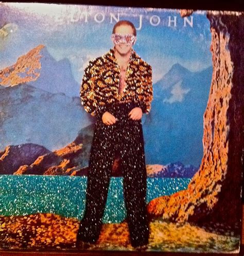 Glittered Elton John Caribou Album - Etsy