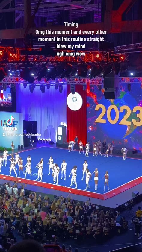 Cheerleading Worlds 2023 🔥 | Cheer stunts, Cheerleading stunt, Cheer athletic