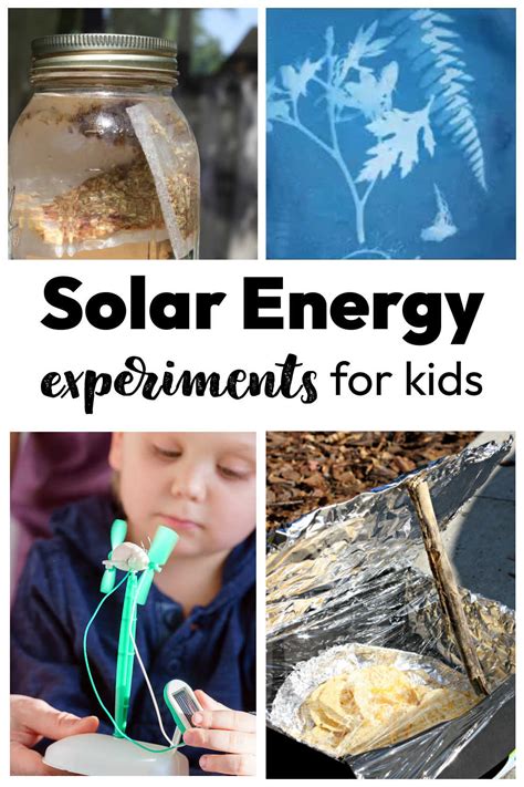 Solar Science Experiments for Kids