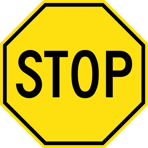 Stop Sign Font - ClipArt Best