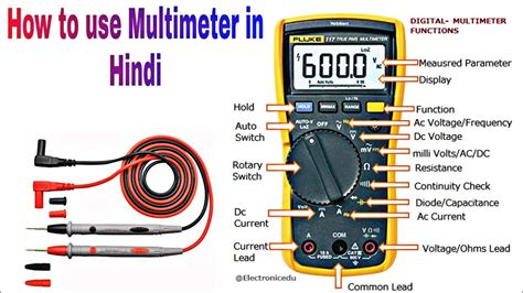 How to use multimeter in Hindi| Digital Multimeter & its functions in ...