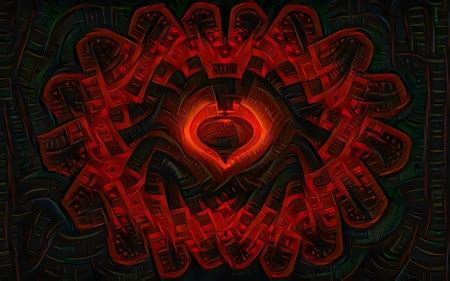 Fractal Heart - 3D and CG & Abstract Background Wallpapers on Desktop ...