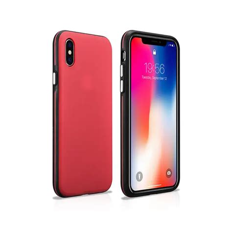 2018 New For Apple iPhone X 10 Case Luxury Red Glitter Slim Soft Silicone Armor Full Body ...