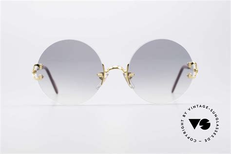 Sunglasses Cartier Madison Round Rimless Sunglasses | Vintage Sunglasses