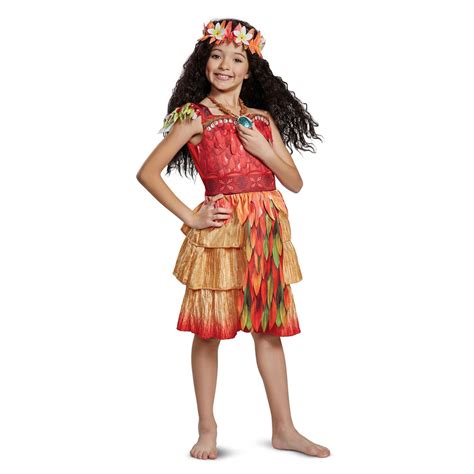 Disney Princess Moana Epilogue Deluxe Girl's Halloween Fancy-Dress ...