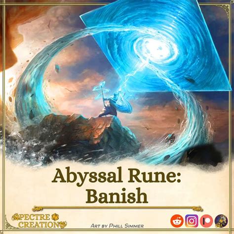 Abyssal Rune: Banish : SpectreCreations | Runes, D&d dungeons and ...