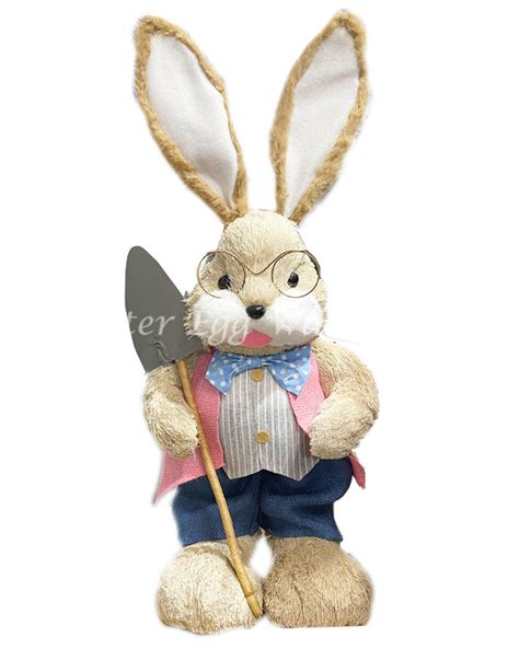 Easter Bunny Decoration Male with Glasses 64cm - Easter Egg Warehouse