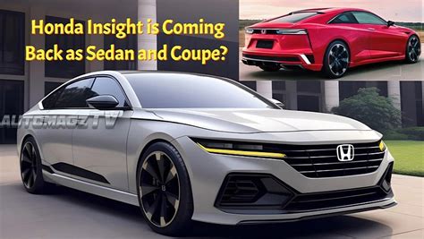 Fourth-Gen Honda Insight Hybrid Comes Back to Life As Both Sedan and Coupe, Albeit in CGI ...