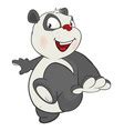 Cute panda cartoon character Royalty Free Vector Image