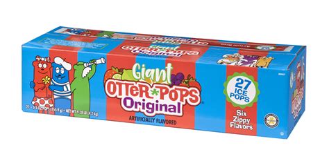 Otter Pops Giant Freezer Bars, 5.5 Oz., 27 Count - Walmart.com ...