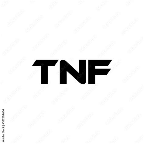 TNf letter logo design with white background in illustrator, vector logo modern alphabet font ...