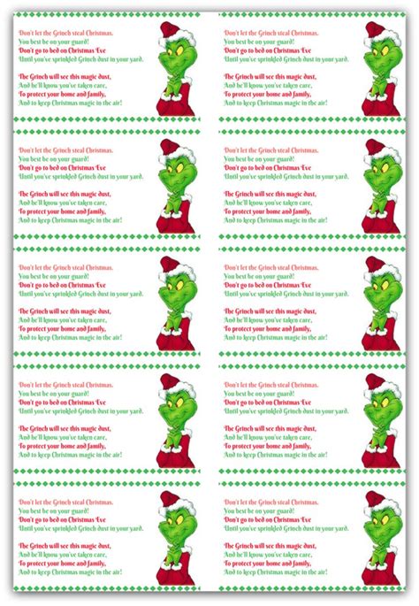 Don't Let The Grinch Steal Christmas With Grinch Dust | Grinch stole christmas, Grinch christmas ...