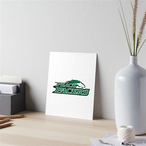 "william peace university logo" Art Board Print by Martinteran | Redbubble