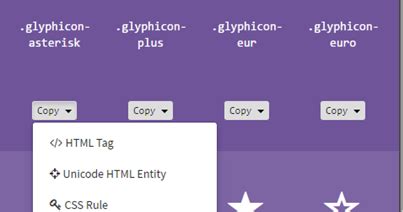 Using Bootstrap Glyphicons in your css