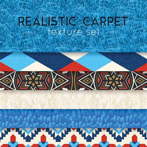 Carpet Texture Realistic Horizontal Set Vector Illustration 2328466 Vector Art at Vecteezy