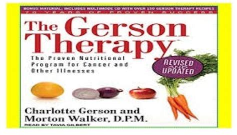 Gerson Therapy Recipe Book Pdf | Dandk Organizer