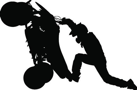 Four Wheeler Stunts Silhouette Illustrations, Royalty-Free Vector ...