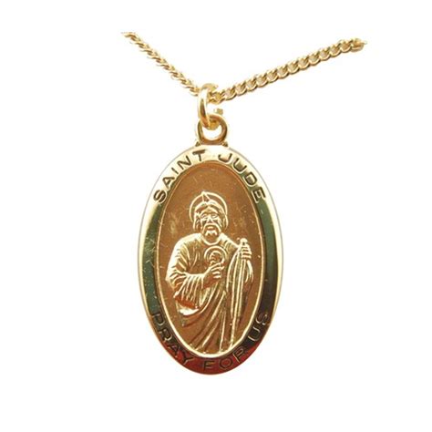 Gold/Sterling Silver St. Jude Medal | The Catholic Company®