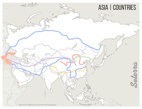 Advanced World History- Medieval Asia Map #1 Diagram | Quizlet