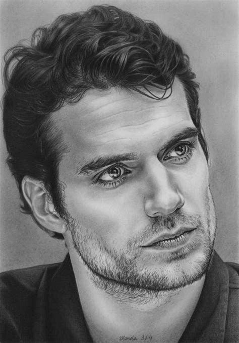 Henry Cavill by manda | Celebrity art drawings, Portrait, Celebrity ...