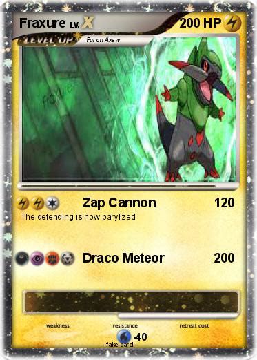 Pokémon Fraxure 52 52 - Zap Cannon - My Pokemon Card