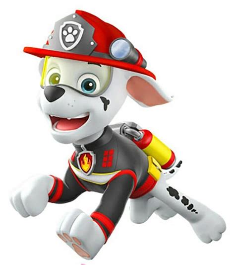 Fire Pup Marshall in 2021 | Paw patrol cartoon, Paw patrol birthday ...