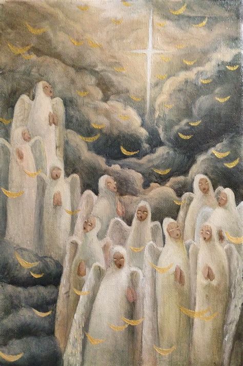 Song of angels Painting | Painting, Angel painting, Scripture art