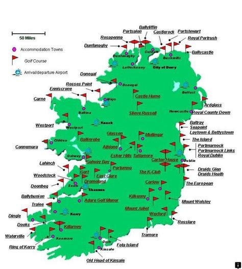 Golf Courses Of Scotland Map - United State Map With States