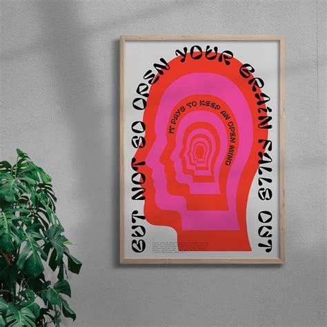 Open mind | Unique art prints, Posters art prints, Contemporary art prints