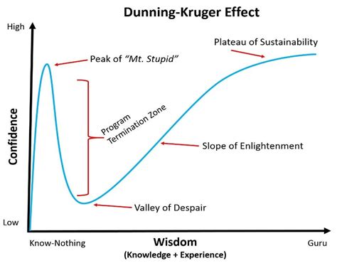 Meta-Dunning-Kruger effect – Pteragony