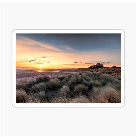 "Bamburgh Castle" Sticker by DanielDent | Redbubble