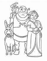 Printable Shrek Coloring Page Free PDF sketch template