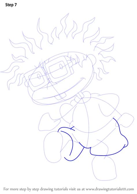 Learn How to Draw Chuckie from Rugrats (Rugrats) Step by Step : Drawing Tutorials