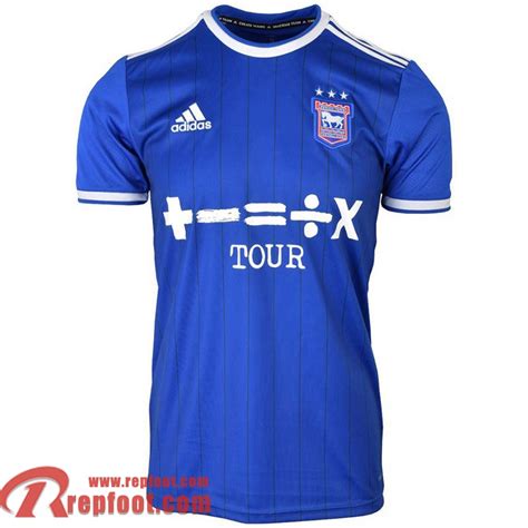 Repfoot Maillot de foot 2021 2022 Ipswich Town Uomo Domicile