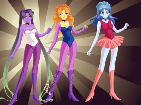 The Dazzlings Also Known The Sirens From Mlp Eq by sailormars86 on DeviantArt