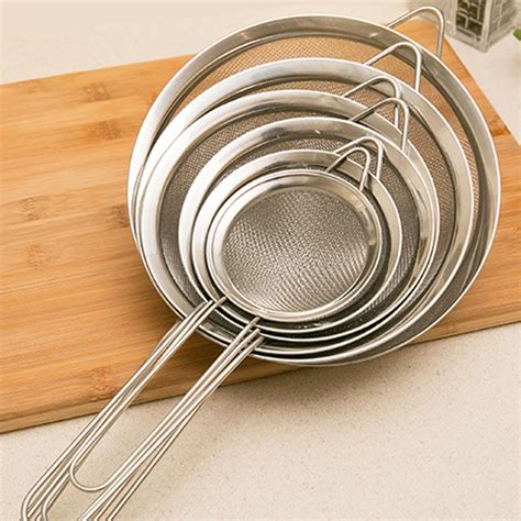 Behokic 3 PCS Stainless Steel Fine Mesh Strainer Sieve Kitchen Utensils ...