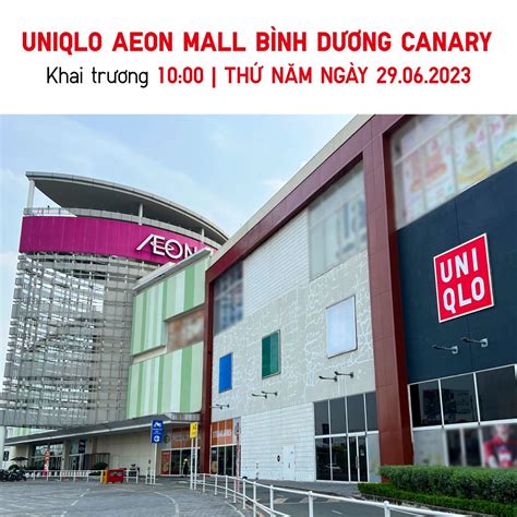 Sắp khai trương Uniqlo Aeon Mall Bình Dương vào 29/06