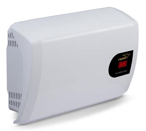 V Guard iD4 Prima 2040 AC Stabilizer for Inverter AC upto 1.5 Ton (White)| Suresh Traders