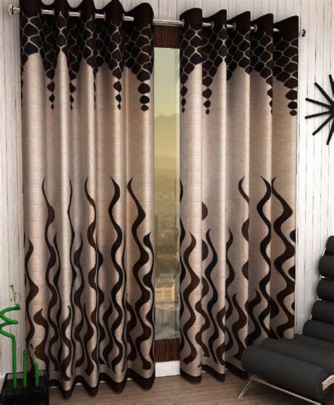 Home Sizzler Polyester Door Curtain 214 cm (7 ft) Pack of 2 - Buy Home ...