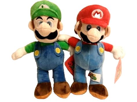 Nintendo Super Mario Plush and Luigi Plush, Mario and Luigi Plush Doll Set 12 inches, 2pcs ...