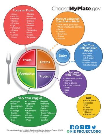 MyPlate Food Groups by The ONIE Project - Issuu