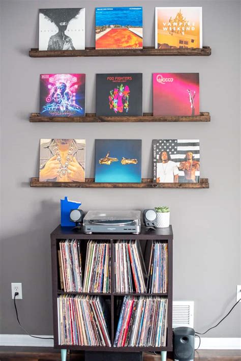 DIY Vinyl Record Wall Shelves (2024)