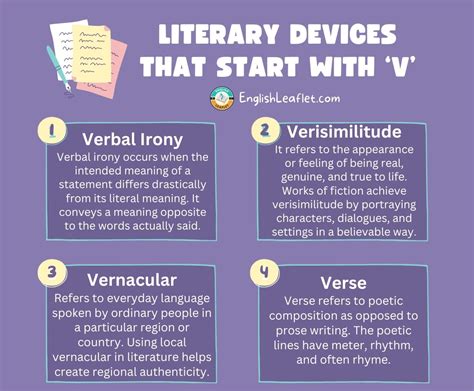 Literary Devices that Start with V - EnglishLeaflet