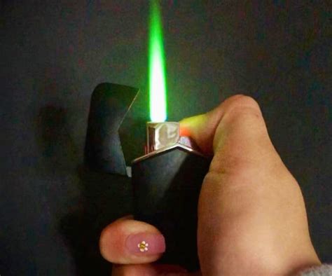 Green Flame Lighter