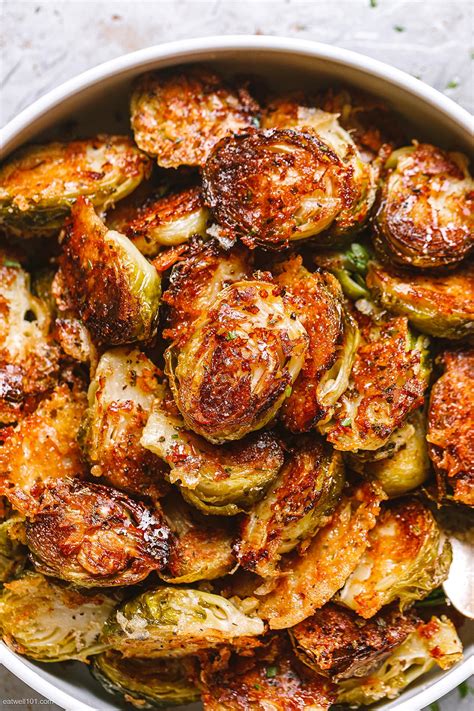 Parmesan Roasted Brussels Sprouts Recipe – How to Roast Brussels ...