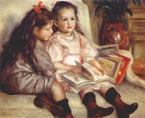 Portraits of Two Children, 1895 - Pierre-Auguste Renoir - WikiArt.org