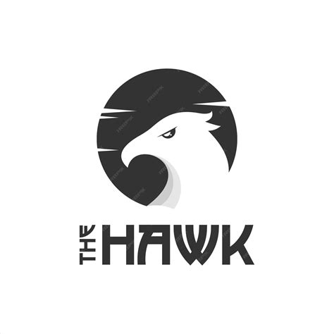 Premium Vector | Hawk mascot logo design animal vector