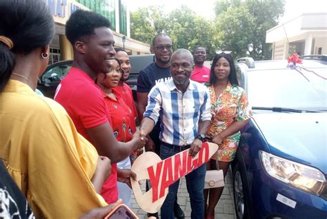 Yango hands over brand new car to winner of its driver loyalty contest | Ghana News Agency